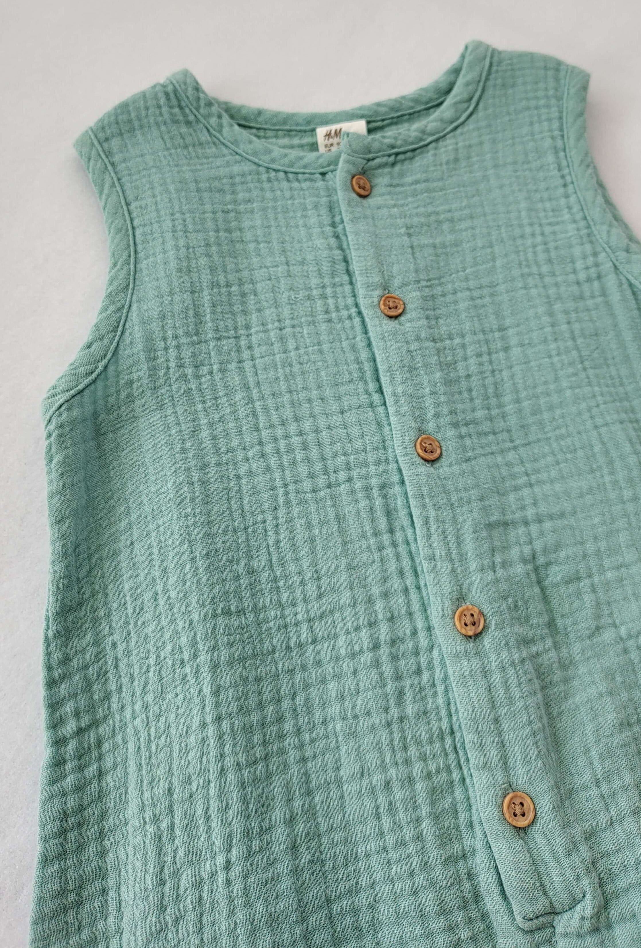 H&M jumper muselina aguamarina T2a