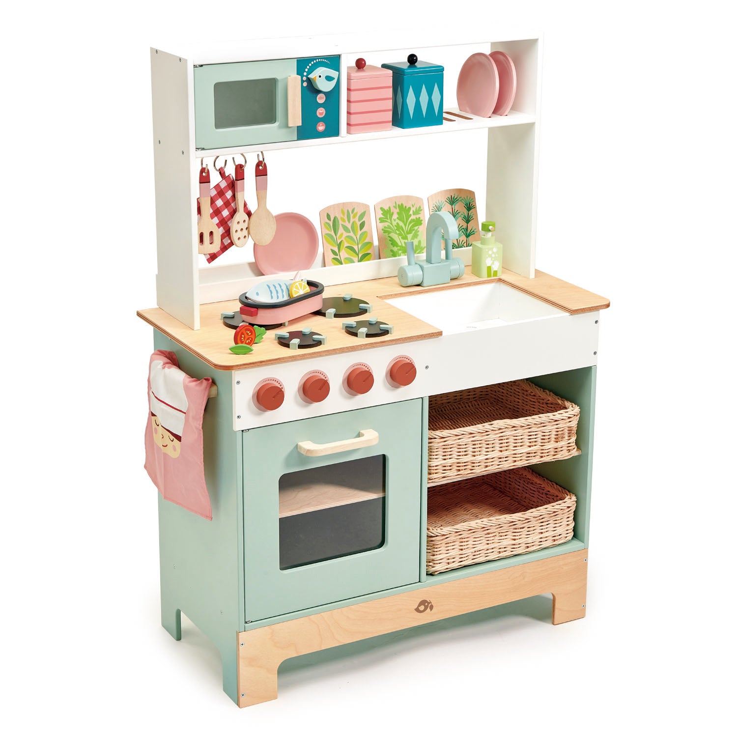Cocina de madera mini chef