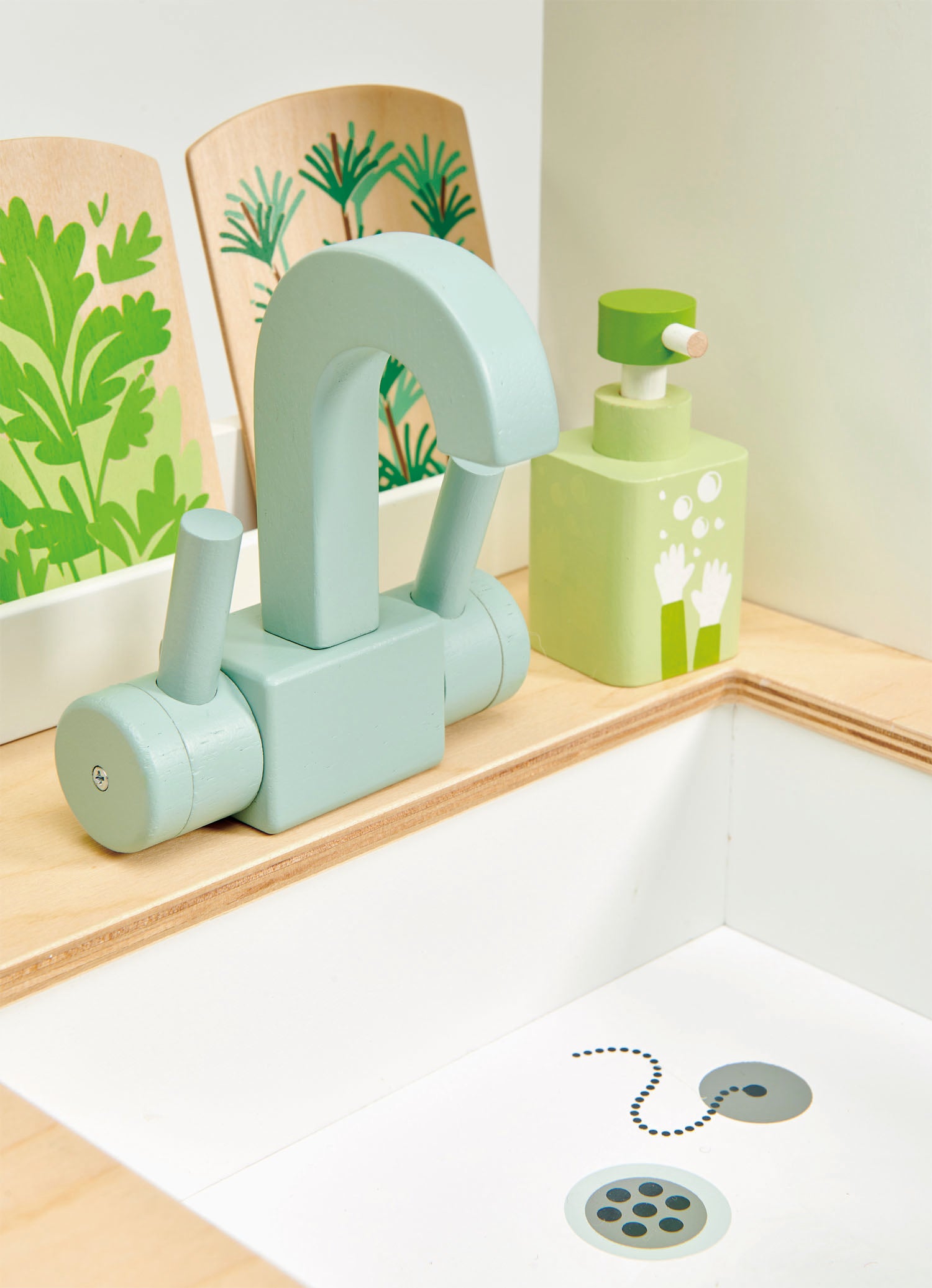 Cocina de madera mini chef