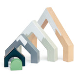 Paisaje de montañas nevadas