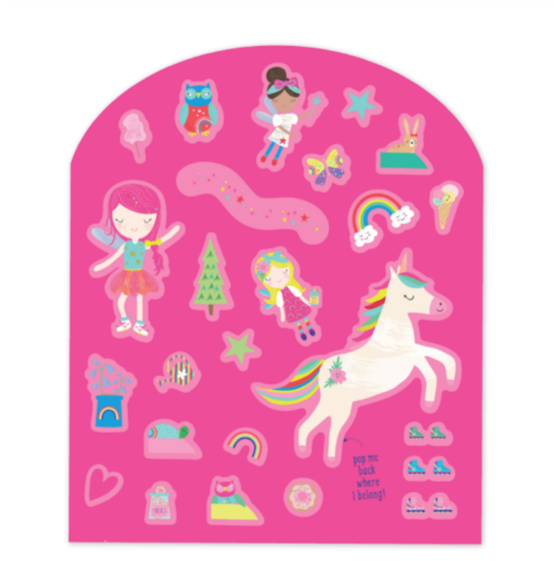 Floss&Rock Stick&Play reutilizable (hadas)