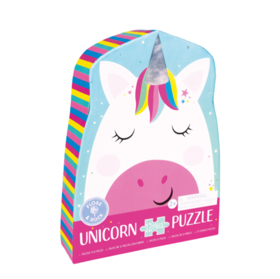 Floss&Rock Rompecabezas 12pcs (unicornio)