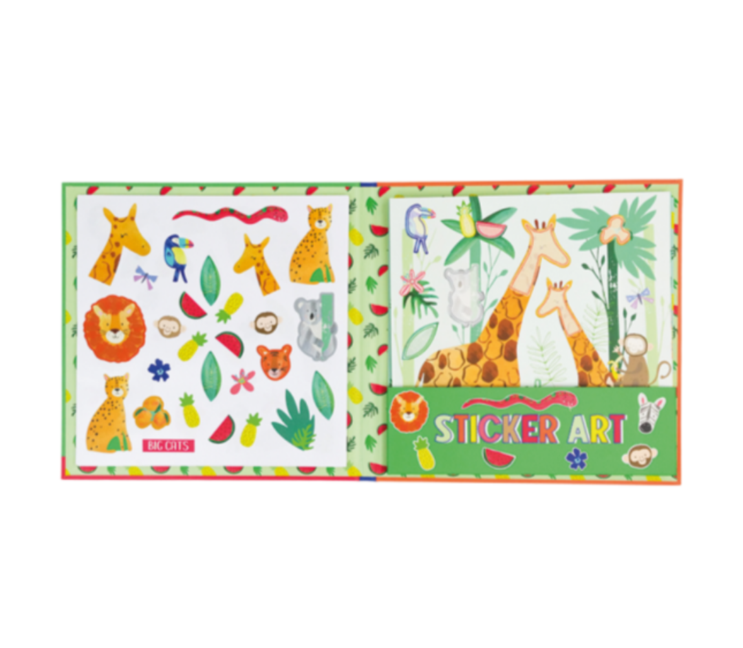 Floss&Rock Sticker Art (jungla)