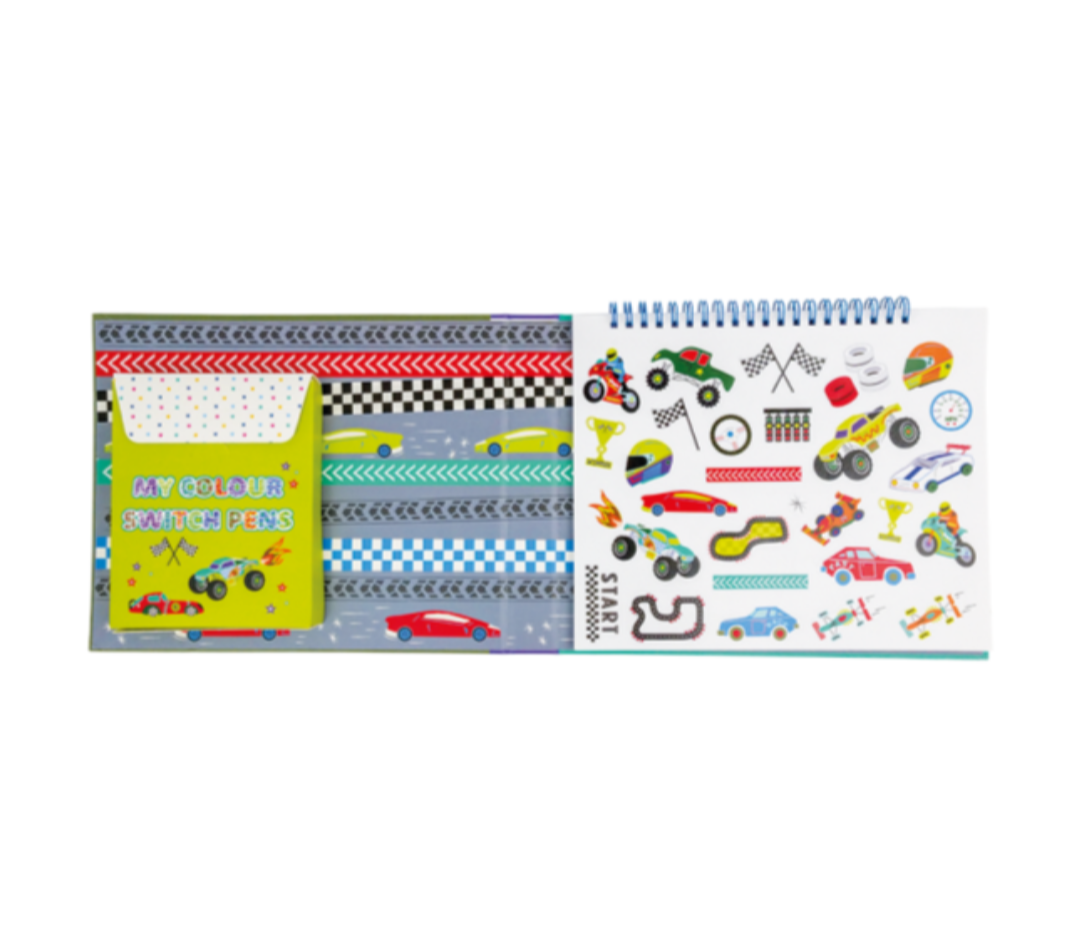 Floss&Rock Cuaderno de actividades (coches)
