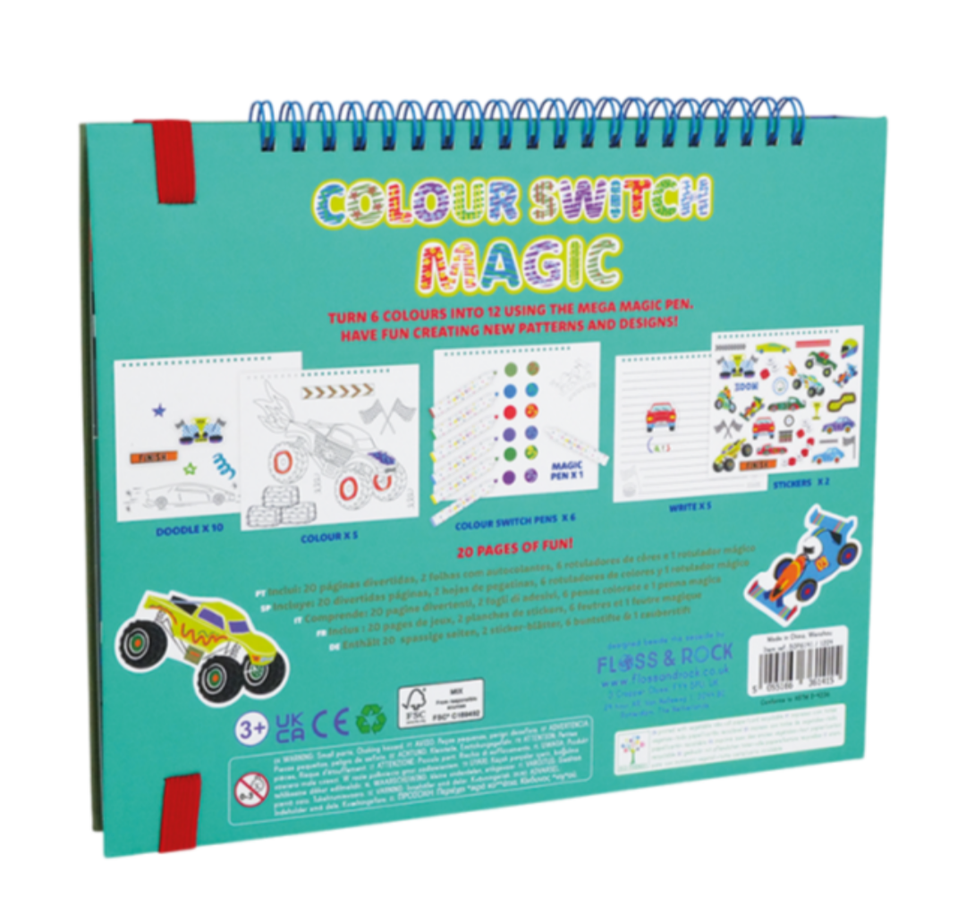 Floss&Rock Cuaderno de actividades (coches)