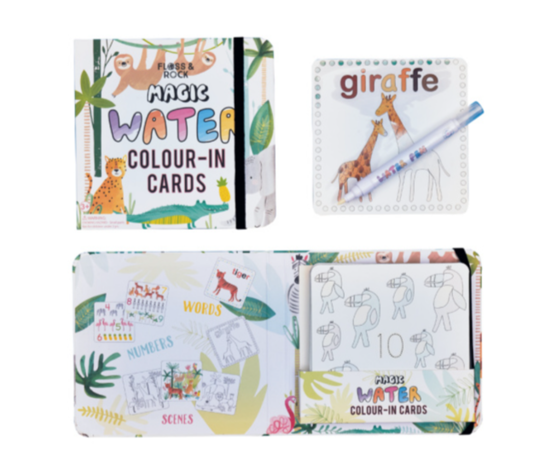 Floss&Rock Pinta con agua (animales)