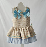Pettigirl vestido polka dots oro T2