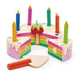 Pastel de cumpleaños arcoíris