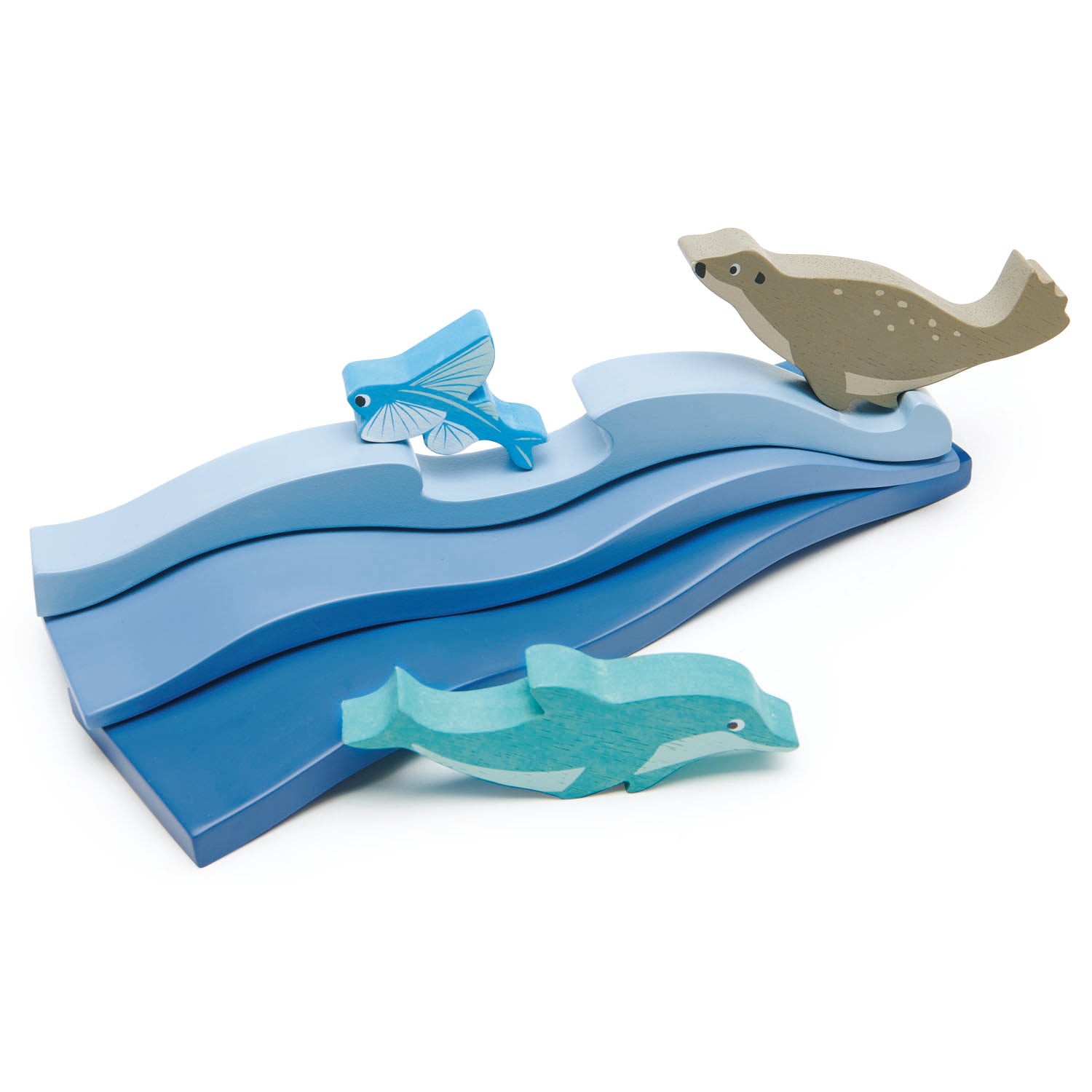 Paisaje del mar azul