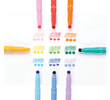 Ooly plumones doble cara confetti stamp 9pz