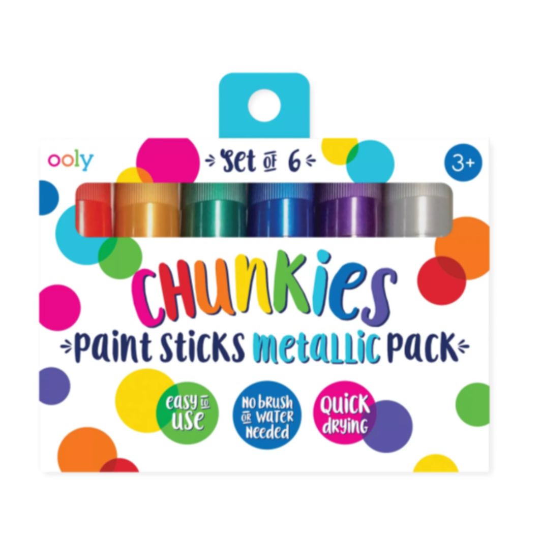 Ooly chunkies barras de pintura (metálico 6pz)