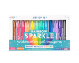 Ooly rainbow sparkle crayons / crayones acuareleables