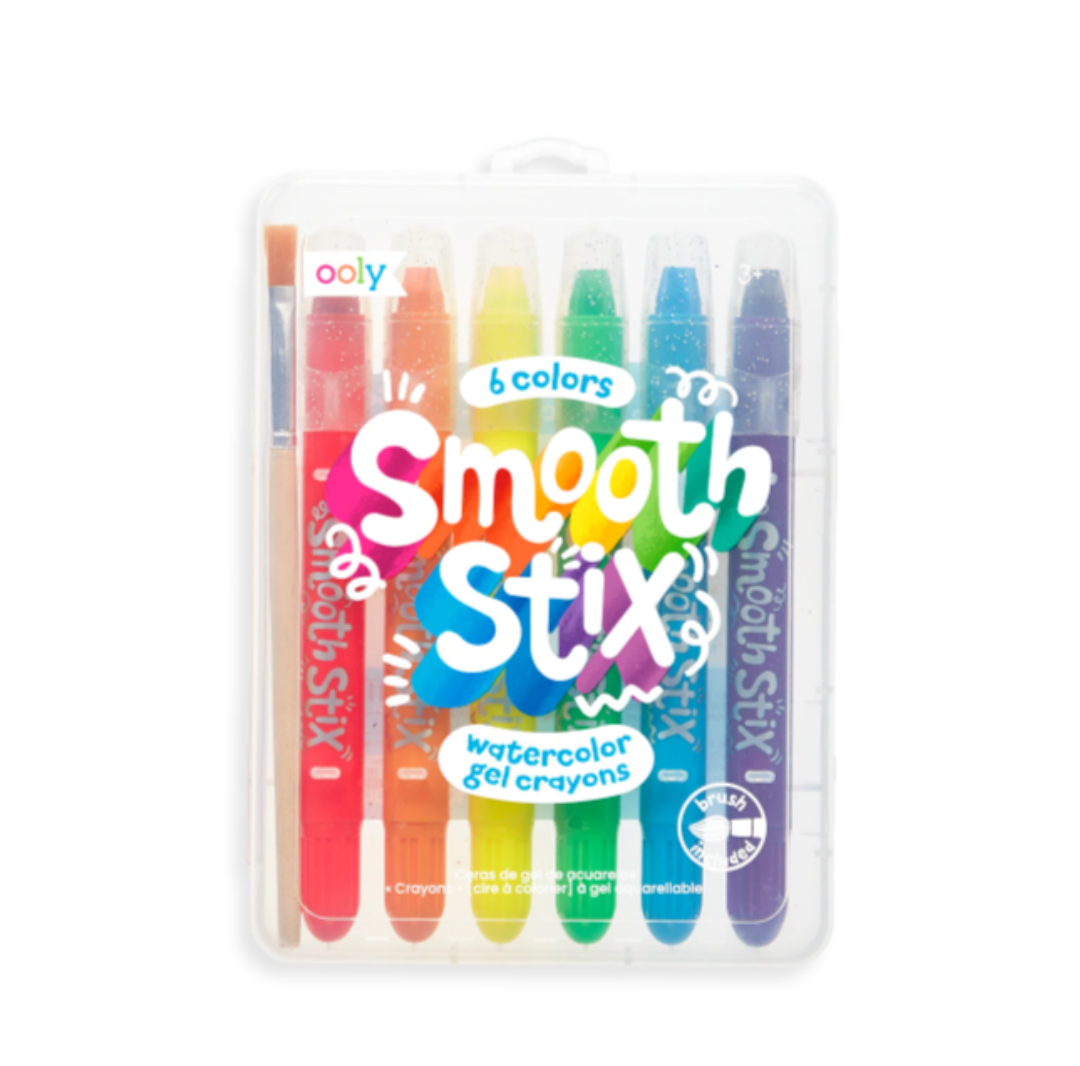 Ooly crayones/acuarela smooth stix 6pz